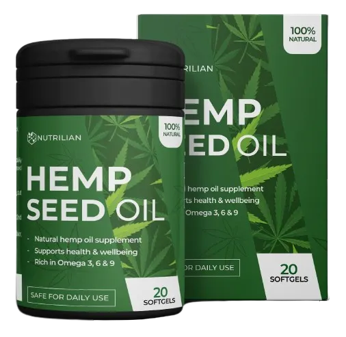 Nutrilian Hemp Seed Oil — complemento natural de aceite de semillas de cáñamo